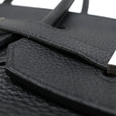 エルメス HERMES バーキン40 ブラック トゴ ハンドバッグ シルバー金具 黒