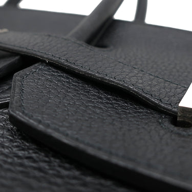 エルメス HERMES バーキン40 ブラック トゴ ハンドバッグ シルバー金具 黒