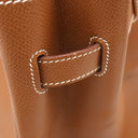 エルメス HERMES バーキン35 ゴールド ヴォーエプソン ハンドバッグ ゴールド金具 茶