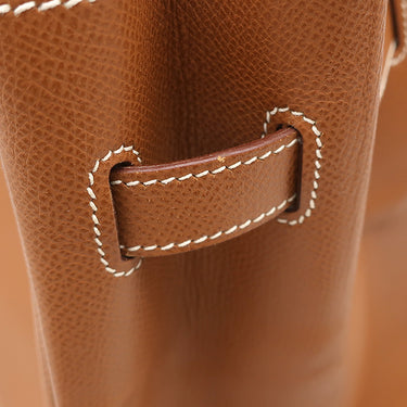 エルメス HERMES バーキン35 ゴールド ヴォーエプソン ハンドバッグ ゴールド金具 茶