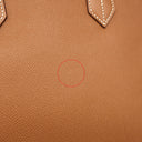 エルメス HERMES バーキン35 ゴールド ヴォーエプソン ハンドバッグ ゴールド金具 茶