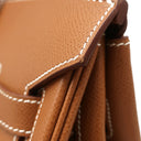 エルメス HERMES バーキン35 ゴールド ヴォーエプソン ハンドバッグ ゴールド金具 茶