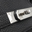 エルメス HERMES バーキン35 ブラック トゴ ハンドバッグ シルバー金具 黒