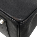 エルメス HERMES バーキン35 ブラック トゴ ハンドバッグ シルバー金具 黒