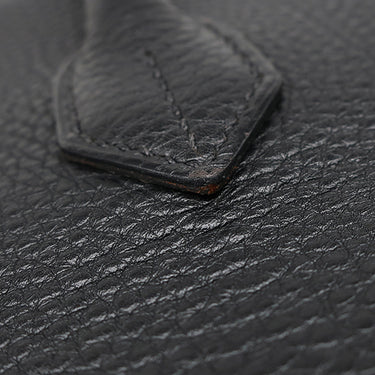 エルメス HERMES バーキン35 ブラック トゴ ハンドバッグ シルバー金具 黒