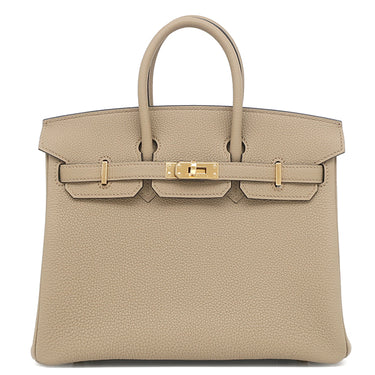 エルメス HERMES バーキン 25 ベージュマルファ トゴ ハンドバッグ ゴールド金具 新品 未使用 ベージュ