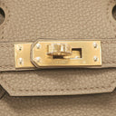 エルメス HERMES バーキン 25 ベージュマルファ トゴ ハンドバッグ ゴールド金具 新品 未使用 ベージュ