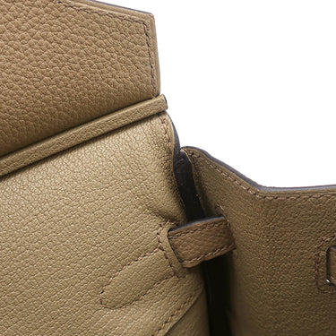 エルメス HERMES バーキン 25 ベージュマルファ トゴ ハンドバッグ ゴールド金具 新品 未使用 ベージュ