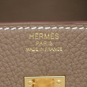 エルメス HERMES バーキン 25 エトゥープ トゴ ハンドバッグ ゴールド金具 新品 未使用 グレージュ