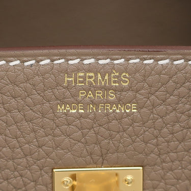 エルメス HERMES バーキン 25 エトゥープ トゴ ハンドバッグ ゴールド金具 新品 未使用 グレージュ