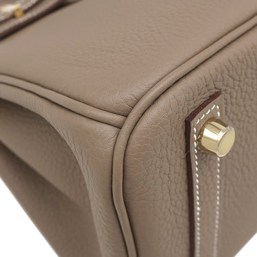 エルメス HERMES バーキン 25 エトゥープ トゴ ハンドバッグ ゴールド金具 新品 未使用 グレージュ