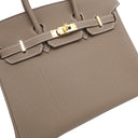 エルメス HERMES バーキン 25 エトゥープ トゴ ハンドバッグ ゴールド金具 新品 未使用 グレージュ