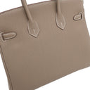 エルメス HERMES バーキン 25 エトゥープ トゴ ハンドバッグ ゴールド金具 新品 未使用 グレージュ