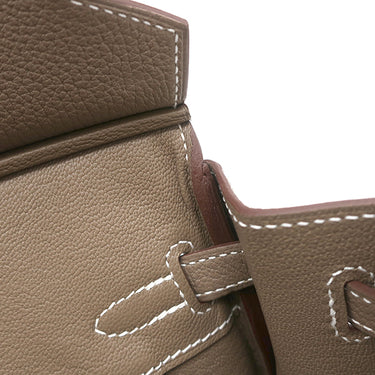 エルメス HERMES バーキン 25 エトゥープ トゴ ハンドバッグ ゴールド金具 新品 未使用 グレージュ