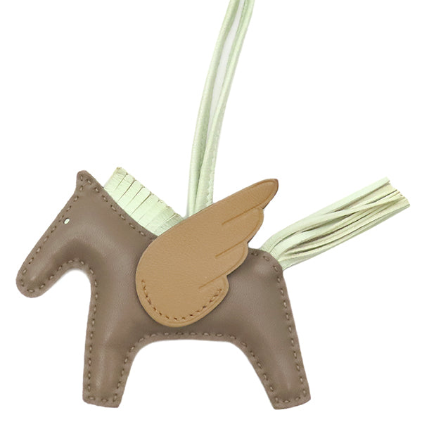 【美品】HERMES ペガサス　エトゥープ エルメス ペガサスチャーム PM エトゥープ W刻印 - ブランド品専門店