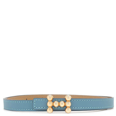 エルメス HERMES リバーシブルベルト バブル 70 13mm ニューブルージーン×ビスキュイ ヴォースイフト ヴォーエプソン GP ベルト ピンクゴールド金具 茶 青 PG金具