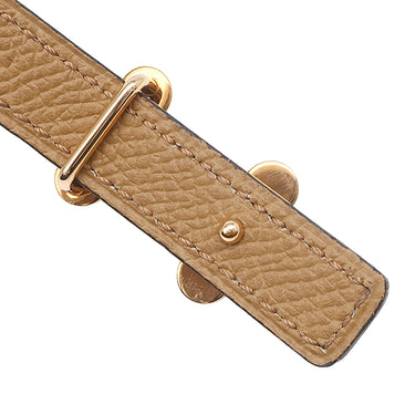 エルメス HERMES リバーシブルベルト バブル 70 13mm ニューブルージーン×ビスキュイ ヴォースイフト ヴォーエプソン GP ベルト ピンクゴールド金具 茶 青 PG金具