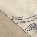 エルメス HERMES カレ140 カレジェアン アブリコット×ローズ×ヴェール カシミヤ シルク ストール 【L'INSTRUCTION DUROY/帝王学】 2023AW