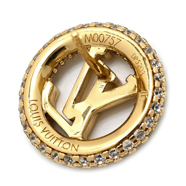 ルイヴィトン LOUIS VUITTON ブックルドレイユ ルイーズ バイ ナイト M00757 ゴールド GP ストラス ピアス LVサークル ラインストーン