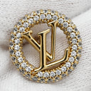 ルイヴィトン LOUIS VUITTON ブックルドレイユ ルイーズ バイ ナイト M00757 ゴールド GP ストラス ピアス LVサークル ラインストーン