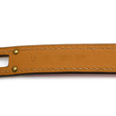 エルメス HERMES ミニ ケリードゥブルトゥール ローズメキシコ×ゴールド アリゲーター リザード GP T2 ブレスレット ピンクゴールド金具 2重 2連