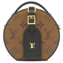 ルイヴィトン LOUIS VUITTON ミニ ボワットシャポー M68276 モノグラムリバース レザー モノグラムリバースキャンバス ショルダーバッグ ゴールド金具