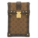 ルイヴィトン LOUIS VUITTON ポシェット トランク ヴェルティカル M67873 モノグラムリバース モノグラムキャンバス モノグラムリバースキャンバス ショルダーバッグ ゴールド金具 茶