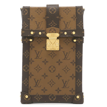 ルイヴィトン LOUIS VUITTON ポシェット トランク ヴェルティカル M67873 モノグラムリバース モノグラムキャンバス モノグラムリバースキャンバス ショルダーバッグ ゴールド金具 茶