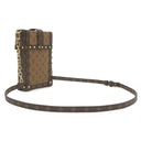 ルイヴィトン LOUIS VUITTON ポシェット トランク ヴェルティカル M67873 モノグラムリバース モノグラムキャンバス モノグラムリバースキャンバス ショルダーバッグ ゴールド金具 茶