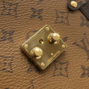 ルイヴィトン LOUIS VUITTON ポシェット トランク ヴェルティカル M67873 モノグラムリバース モノグラムキャンバス モノグラムリバースキャンバス ショルダーバッグ ゴールド金具 茶