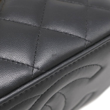 シャネル CHANEL バニティ チェーン ショルダー AP3079 ブラック レザー ショルダーバッグ ゴールド金具 ココマーク トランプ柄