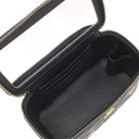 シャネル CHANEL バニティ チェーン ショルダー AP3079 ブラック レザー ショルダーバッグ ゴールド金具 ココマーク トランプ柄