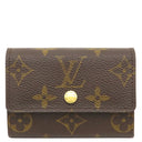 ルイヴィトン LOUIS VUITTON ポルト モネ プラ M61930 モノグラム モノグラムキャンバス コインケース ゴールド金具 茶 小銭入れ カードケース