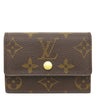ルイヴィトン LOUIS VUITTON ポルト モネ プラ M61930 モノグラム モノグラムキャンバス コインケース ゴールド金具 茶 小銭入れ カードケース