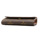 ルイヴィトン LOUIS VUITTON ポルト モネ プラ M61930 モノグラム モノグラムキャンバス コインケース ゴールド金具 茶 小銭入れ カードケース