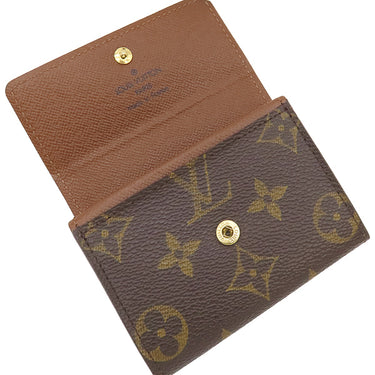 ルイヴィトン LOUIS VUITTON ポルト モネ プラ M61930 モノグラム モノグラムキャンバス コインケース ゴールド金具 茶 小銭入れ カードケース