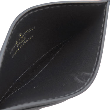ルイヴィトン LOUIS VUITTON ポルトカルト クッサン M82748 ノワール ラムスキン カードケース ゴールド金具 黒 モノグラム エンボス LVサークル
