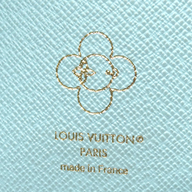 ルイヴィトン LOUIS VUITTON クーヴェルテュール パスポール NM M12237 モノグラム×アズールフロスト レザー モノグラムキャンバス パスポートケース ヴィヴィエンヌ ホリデー 2024