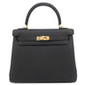 エルメス HERMES ケリー25 内縫い ブラック トゴ 2WAYバッグ ゴールド金具 新品 未使用 黒 ショルダー ハンドバッグ