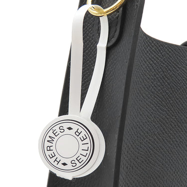 エルメス HERMES エヴリンTPM セリエ ブラック ヴォーエプソン ショルダーバッグ ゴールド金具 黒 新品 未使用