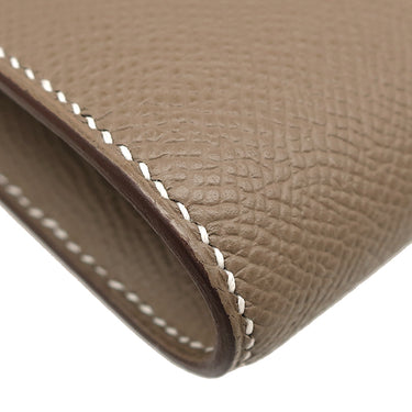 エルメス HERMES コンスタンス トゥーゴー エトゥープ ヴォーエプソン 長財布 ゴールド金具 新品 未使用 グレージュ