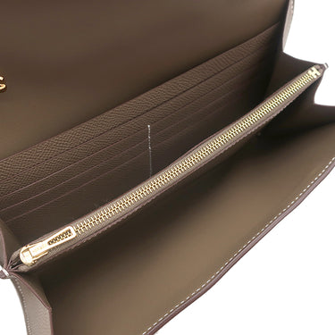 エルメス HERMES コンスタンス トゥーゴー エトゥープ ヴォーエプソン 長財布 ゴールド金具 新品 未使用 グレージュ