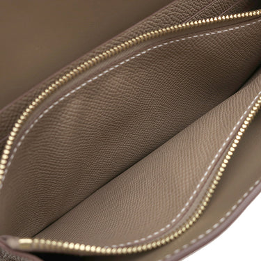 エルメス HERMES コンスタンス トゥーゴー エトゥープ ヴォーエプソン 長財布 ゴールド金具 新品 未使用 グレージュ
