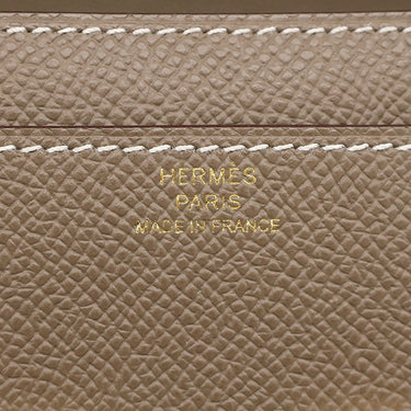 エルメス HERMES コンスタンス トゥーゴー エトゥープ ヴォーエプソン 長財布 ゴールド金具 新品 未使用 グレージュ