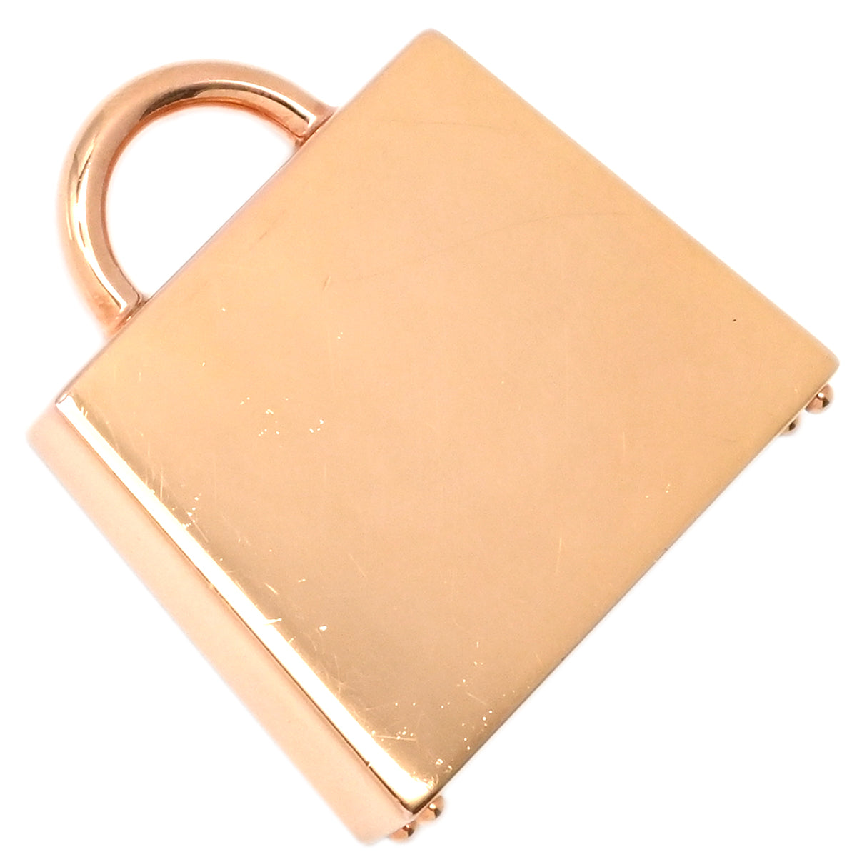 エルメス HERMES ケリー Hヴィブラシオン ピンクゴールド×オレンジ