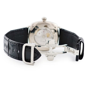 腕時計 パネライ PANERAI ラジオミール PAM00062 C番 自動巻き メンズ OH済 C番 K18WG無垢 スモールセコンド ブラック デイト