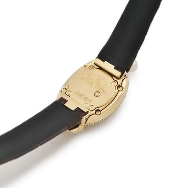 腕時計 カルティエ Cartier ミニベニュワール WB506851 クオーツ レディース K18YG無垢 純正ダイヤ&パール シェル