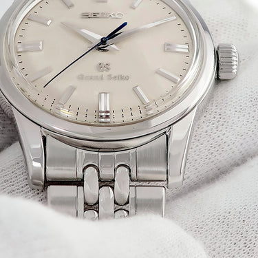 腕時計 グランドセイコー Grand Seiko 9S メカニカル SBGW005 9S54-0030 手巻き メンズ OH済 アイボリー バー マスターショップ限定