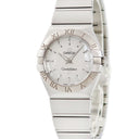 腕時計 オメガ OMEGA コンステレーション ポリッシュクォーツ 123.10.27.60.05.002 クオーツ レディース ホワイト シェル 白