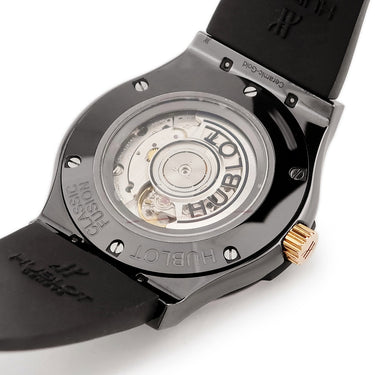 腕時計 ウブロ HUBLOT クラシックフュージョン セラミック キングゴールド 511.CO.1780.RX 自動巻き メンズ K18KG コンビ デイト